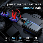 0-in-1 Portable Car Battery Jump Starter